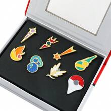 A Set Of Collectible Commemorative Badges, Pokémon Gym Badges And Exquisite And Stylish Brooches, Suitable For Everyday Wear, Collection, Or As A Gift - Multicolor - View 13