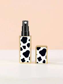 Leopard Print Square Perfume Refill Bottle, Portable Refillable Perfume Spray Bottle With Leopard And Floral Pattern, Mini Travel Spray Bottle. Portable Travel Refillable Perfume Bottle, Square Decanting Bottle, Spray Bottle. Reusable. Liquid Separation Bottle - Multicolor - View 10