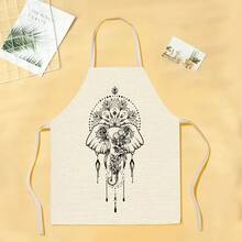 1pc Sausage Dog Pattern Apron, Creative Funny Fashion Printed Apron, Home Cleaning Apron, Easy Clean Kitchen Cooking Apron, Creative Home Apron - Multicolor - View 7