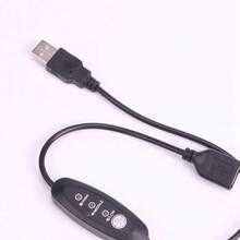 USB 5V-12V Temperature Controller Heater Thermostat 3-Speed Adjustable 24W - A - View 5