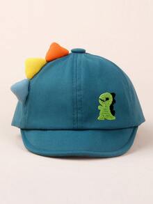 1/2pcs Toddler/Kids Cartoon Dinosaur Design Baseball Cap, Soft Brim, Suitable For All Seasons - Dinosaur - View 4