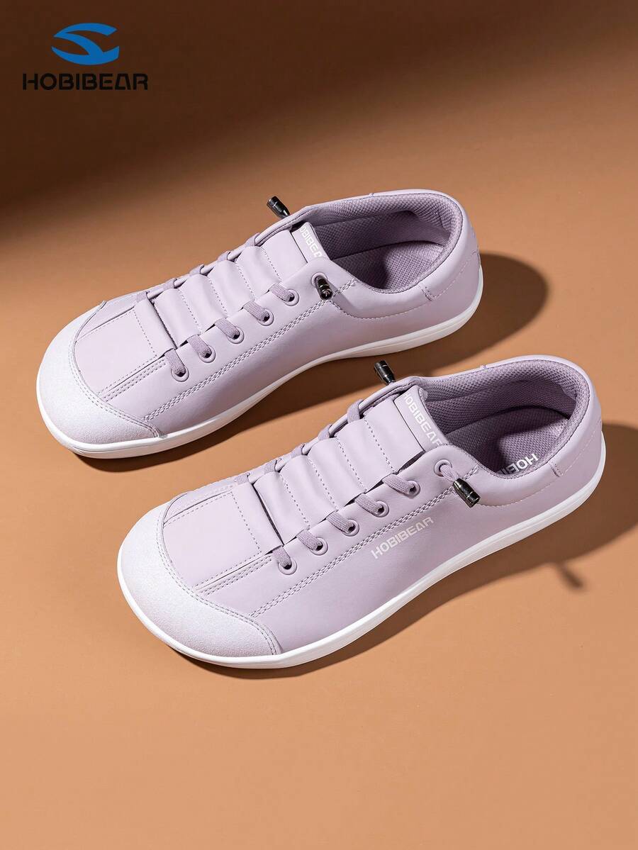 HOBIBEAR 极简宽鞋头赤足鞋，单绑带男女通用，透气舒适户外跑步徒步鞋，PU皮革鞋面（适合小码）