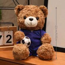 可爱有趣的新泽西泰迪熊,柔软的橄榄球泰迪熊毛绒玩具,非常适合儿童节日,纪念泰迪熊,可拆卸球衣泰迪熊玩偶,送给男朋友的完美礼物,毛绒玩偶,收藏品。 - 彩色 - 查看 22