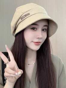 Women's 3-In-1 Bucket Hat, Fashionable Versatile Beret Cap Suitable For Casual Outings, Autumn/Winter - Duck Tongue Beret - View 2