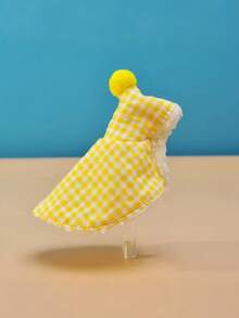 鹦鹉斗篷披风，保暖防风内衬，鸟类服装，小红帽造型，易于穿戴；3D立体剪裁，贴合鹦鹉体型，不影响活动，厚实外套，适合秋冬季鸟类穿着。 - 彩色 - 查看 16