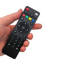 适用于以下英文电视盒型号的ABS替换遥控器：H96、V88、Z28、T95X、T95Z、X96 - 黑色 - 查看 3