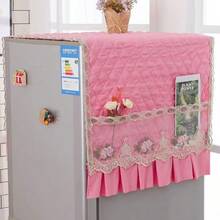 55x140cm Refrigerator Dust Cover Cabinet Decoration Cover Multifunctional Washing Machine Microwave Soft Cover Towel - Multicolor - View 14