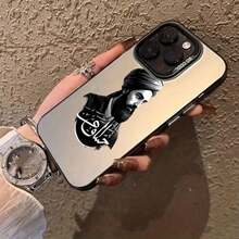 Phone Case - A Black Phone Case Featuring Islamic Religious Figures And Arabic Calligraphy, Suitable for Everyday Use, Compatible with   17 Pro Max,   17 Pro,   17 Plus,   17,   16 Pro Max,   16 Pro,   16 Plus - Multicolor - Ver 2
