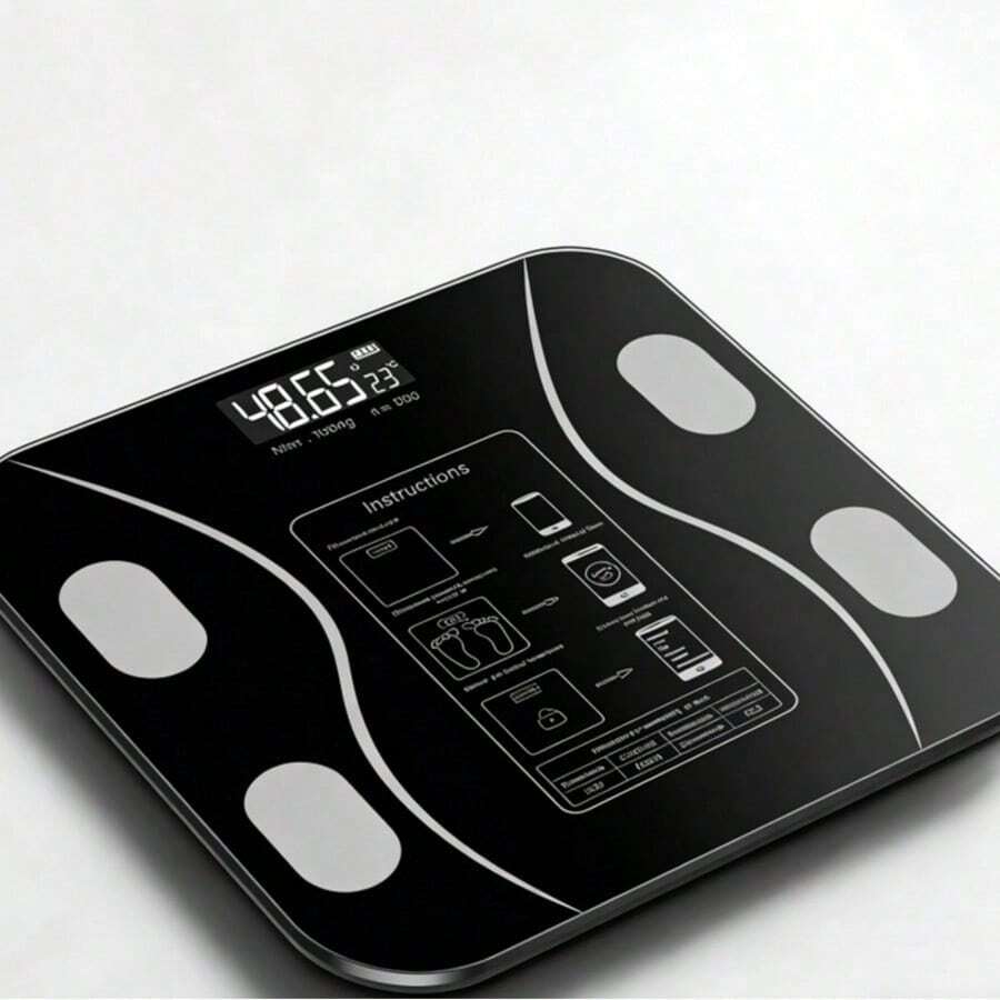 Home Weighing Scale With A LargeIC Scrcen, Highiy Acaurate And Nteligeont, On Essential Bectronic Scalefor Bathroms, Bedrooms Living Roms, Nd Gyms Suiable For Weight Management Fitnes Tacking, And As A Hoiday Gft