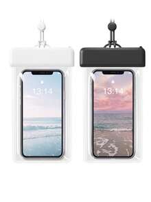 Lightweight Waterproof Phone Pouch Touchscreen Swimming Set Rafting Gear Underwater Photography Transparent Sealed Bag Snorkeling & Hot Spring Phone Storage Bag Spring Gift Party - Multicolor - View 5