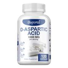 BUPORAI D-Aspartic Acid (DAA) 1000mg - Absorption, Support Brain Function, Boosts Natural Energy, Maintain Vitality, Non-GMO  - 120pcs - One Bottle-trial Stage - View 10