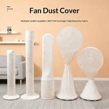 1pc Electric Fan Dust Cover: High Density Mesh Anti-Dust & Insect + Elastic Full Wrap Design, Fits Tower Fan/Standing Floor Fan,Outdoor,Garden,Travel Essentials,Portable Essentials,Beach Essentials,Graduation Season,Commencement,Graduation Ceremony,Graduation Gift,Graduation Present,Graduation Gift,Graduation Present,Congrats Grad,Congratulations Graduate,Valedictorian,Finish School,Graduation Party,Outdoor Essentials,Travel Portable,Hiking Essentials,Camping Essentials,Portable Tools,Summer Essentials ,Summer Portable - Full Coverage - View 2