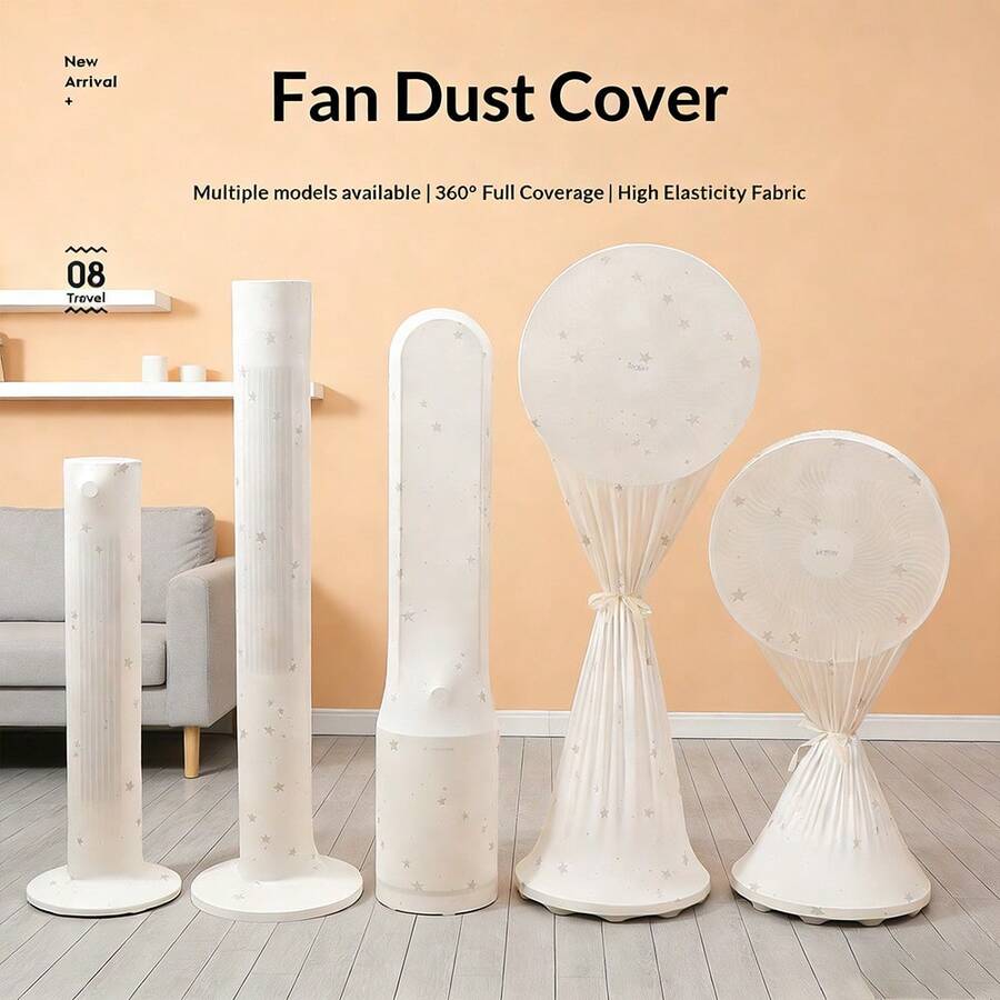 1pc Electric Fan Dust Cover: High Density Mesh Anti-Dust & Insect + Elastic Full Wrap Design, Fits Tower Fan/Standing Floor Fan,Outdoor,Garden,Travel Essentials,Portable Essentials,Beach Essentials,Graduation Season,Commencement,Graduation Ceremony,Graduation Gift,Graduation Present,Graduation Gift,Graduation Present,Congrats Grad,Congratulations Graduate,Valedictorian,Finish School,Graduation Party,Outdoor Essentials,Travel Portable,Hiking Essentials,Camping Essentials,Portable Tools,Summer Essentials ,Summer Portable