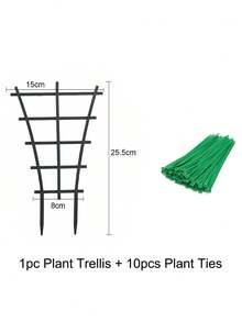 Giàn leo cây xếp chồng chịu lực cao - Giá đỡ vườn thẳng đứng tiết kiệm không gian với thiết kế dạng lưới và móc, thích hợp cho cây leo trong nhà/ngoài trời, cây leo và cây trồng trong chậu, chậu trồng cây ban công có thể tái sử dụng, trang trí nhà cửa, dễ lắp ráp, cấu trúc chắc chắn. - nhiều màu - Xem 13