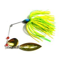 Mồi câu cá HENGJIA 1 cái 17g Đầu Buzzbait Kim loại cứng đính kim sa Mồi câu cá Wobbler Chìm Mồi câu cá Spinnerbait Lưỡi câu - Nhiều màu - Xem 4