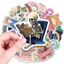 50张可爱熊猫阅读贴纸，睡前阅读爱好者贴纸，防水乙烯基贴纸，适用于水瓶、笔记本电脑、日记本、笔记本、书签等，是书虫、阅读爱好者、学生、教师、读书俱乐部成员的理想之选，也可用于装饰文具、背包、手机壳和日常用品，趣味十足的设计表达对阅读的热爱，是为您的阅读角、办公用品增添趣味的理想之选，也是送给其他爱书之人的绝佳礼物。 - 彩色 - 查看 6