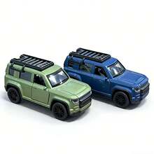 圣诞新款合金车模四门敞篷SUV越野玩具车，可用作万圣节、圣诞节礼物 - 彩色 - 查看 6