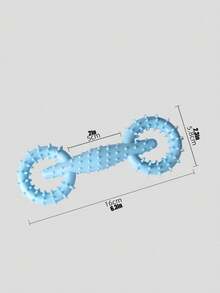 PETSIN 1 件宠物玩具咀嚼玩具带拉环，磨牙棒互动狗玩具 - 彩色 - 查看 5
