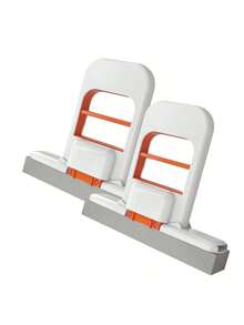 Pel Mini Lipat untuk Meja, Pel Mini Otomatis untuk Meja Dapur, Alat Pembersih Genggam Ringan yang Dapat Digunakan Kembali, Dapat Digunakan Basah dan Kering untuk Kamar Mandi, Kaca, Mobil, RV, Meja Kantor, Jendela dan Cermin di Ruang Sempit - warna oranye - View 11