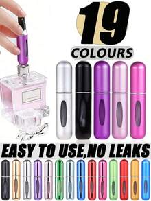 5ml Refillable Travel Perfume Spray Bottle, Essential For Christmas, Refillable Travel Size Perfume Bottle, Perfume Travel Spray Bottle, 1/2/4/10/20 Pcs Mini Refillable Portable Perfume Spray Bottle, Refillable Perfume Spray, Refill Pump Case, Travel And Outdoor Essentials, Holiday Camping Accessories, For Women And Men Fragrance - Multicolor - View 2