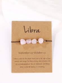 12 Zodiac Natural Stone Handmade Braided Bracelet, Friendship Bracelet For Women - Bracelet - View 15