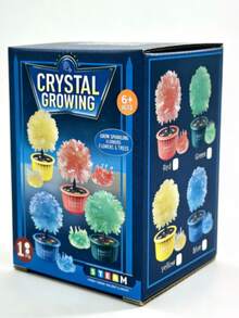 24小时快速生长花卉实验套装（可制作4朵花），DIY水晶装饰品，STEM教育/DIY/手工，适合6-9岁男孩女孩 - 水晶花種植 - 查看 12