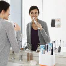 Toothbrush Holder, Toothbrush Holders Bathrooms, Tooth Brush Holder For Bathroom Countertop(Anti - Slip) - 預設 - 查看 4