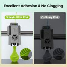Creality Soleyin Ultra PLA Filament 1.75mm Grey, 1kg 3D Printer Consumable – Optimized For High-Speed Printing, High Toughness & Precision – Compatible With Creality K1, K1 Max, Ender 3 & Most FDM Printers - 查看 5