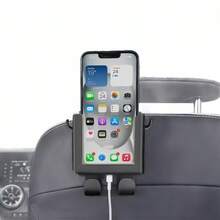 2 piezas Organizador multiusos para respaldo de asiento de coche, con portavasos, soporte para teléfono, ganchos, accesorios prácticos de almacenamiento interior para el automóvil - Gancho de almacenamiento para portavasos de asiento de 2 piezas - Ver 9