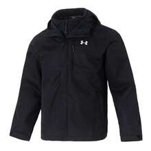 Under Armour PORTER 男士三合一夹克，舒适休闲运动外套，1371585-002 - 黑色 - 查看 1