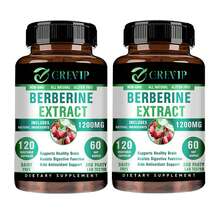 XEMENRY Berberine Capsules - Support Gut And Digestive Health, Promote Heart Health, Cholesterol Control, Regulate Blood Sugar Levels - 120pcs - Two bottle-More favorable - View 1
