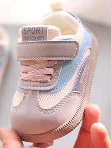 1 Pair Children's Flat Non-Slip Comfortable Fashion Sneakers - Purple - View 2