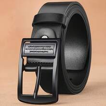 经典黑色皮带扣，休闲商务两用，跨境电商畅销款 - 彩色 - 查看 7