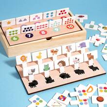 Children's Multi-Functional Shadow Shape Matching Box, Numeric Cognition Toy - Multicolor - View 4