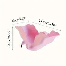 1/2 khay đựng xà phòng treo tường hình chim hồng hạc, không cần khoan, đa chức năng, thiết kế dễ thương dùng trong gia đình. - nhiều màu - Xem 7