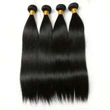 Brazilian Straight Hair Bundles 1/3/4 Pcs Unprocessed Human Hair Straight Bundles Human Hair Extensions For Women - Natural Black - View 57