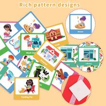 Time Planner, Daily Task Organizer, Cultivates Time Management Skills, Detachable & Reusable, Girls Toy, Ramadan Gift, Back-To-School Gift - Early Childhood Cognitive Cards - View 7