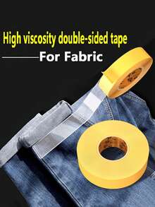 3卷强力粘性布胶带，无需裁剪，多用途无缝修补胶带，适用于布料衣物，免缝自粘补丁 - 多色 - 查看 3