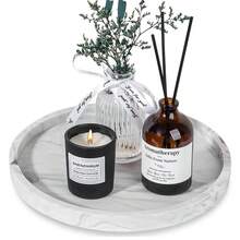 1 khay lưu trữ trang trí bằng silicon tròn, khay trang trí bàn cà phê, khay phục vụ tròn, khay trang trí để bàn, khay trang trí, khay trang trí trung tâm, đĩa nhà bếp, khay trang trí nhà bếp, khay đựng trái cây, khay trang trí - vòng tròn hoàn hảo - Xem 3