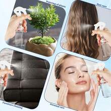 3pcs Spray Bottle Set/Color Optional, 100ml Small Transparent Empty Spray Bottle, Travel Size Liquid Sprayer Suitable For Cosmetics, Cleaning And Personal Care (Style Random) - Multicolor - View 4