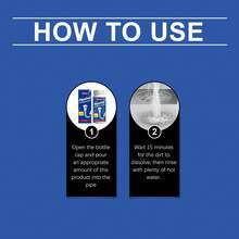 Drain Cleaner Powder, Convenient Household Drain Unclogging Agent Suitable For Cleaning Various Common Pipelines - 100g - View 7