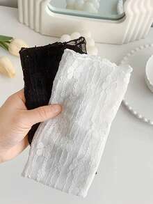 1/5/10 Đôi tất nữ thời trang mùa hè siêu mỏng trong suốt lưới rỗng kiểu Nhật Harajuku - Nhiều màu - Xem 7