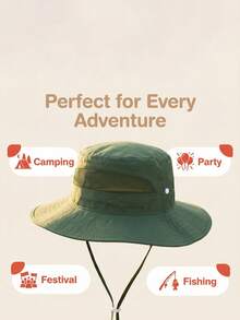 1-3岁/3-6岁/6-10岁儿童夏季遮阳帽，防紫外线沙滩帽，透气户外玩耍渔夫帽，男女通用 - 1PC - 查看 6