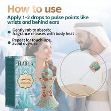 5毫升玫瑰与广藿香东方香氛精油，持久留香长达12小时，女士适用 - 濃烈香調 - 查看 7