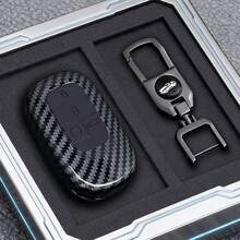 ABS Carbon Fiber For 2022 2023 2024 Accord Civic HR-V CR-V Pilot Sport SI EX EX-L 2 3 4 5 Button Car Key Case Cover Protector - 3 Keys - View 8