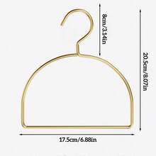 5pcs/10pcs Gold Metal Scarf, Tie, Shawl, Headband Hangers - Gold - View 2