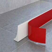 1 pieza 1m/2m Tira selladora autoadhesiva de silicona para el borde del fregadero de la cocina, barrera de agua para encimeras de tocador de baño - Multicolor - Ver 8