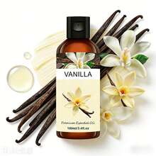 100ml/30ml Vanilla Fragrance Essential Oil, Suitable For Aromatherapy Diffuser, Humidifier, Soap/Candle Making, Unisex, Ideal Gift - Vanilla Essential Oil - View 1