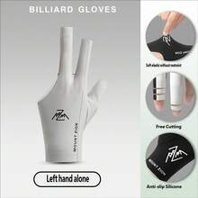 1pc High-Quality Snooker Left/Right Hand 3-Finger Open-Style Billiard Glove, Suitable For Women And Men, Highly Elastic Breathable Non-Slip - Multicolor - View 46