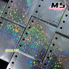 10/20/30pcs A6/A7/M5 Laser Star Inner Pages, Colorful Small Star Transparent Refill, DIY Sticker Book, IDOLME Transparent Shiny Star Supplement Pages, Suitable For Sticker Books, Sticker Storage, Mini Sticker Books, School Supplies, Back To School, Otaku Culture And More - Laser - View 2